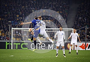 Football game FC Dynamo Kyiv vs FC Everton