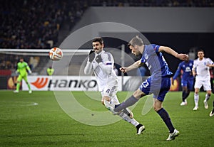 Football game FC Dynamo Kyiv vs FC Everton