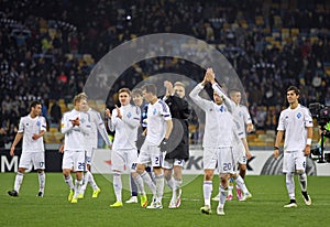 Football game FC Dynamo Kyiv vs FC Everton