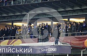 Football game FC Dynamo Kyiv vs FC Everton