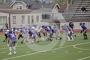 Football game in High School