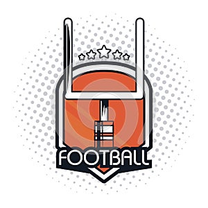 Football goalpost icon