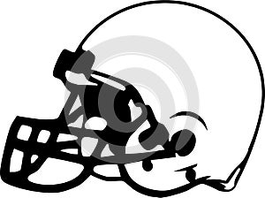 Football Helmet Drawing photo