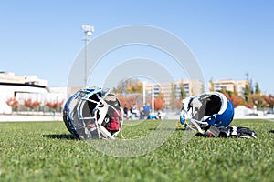 Football helmets