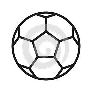 Football icon vector image. Suitable for mobile apps, web apps and print media.