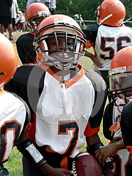 Football - little league quarterback