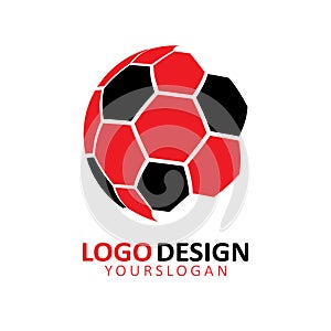 Football logo design,Vector