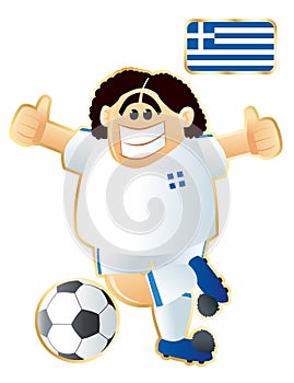 Football mascot Greece