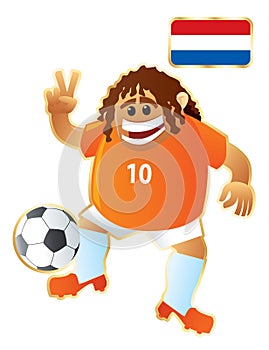 Football mascot Holland