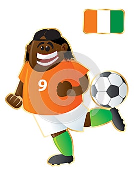 Football mascot Ivory Coast