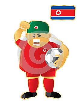 Football mascot North Korea