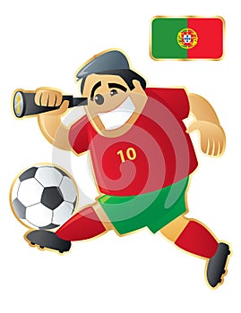 Football mascot Portugal