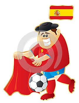 Football mascot Spain