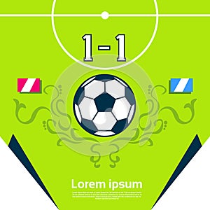 Football Match Score Board Banner