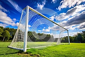 Football net goal photo