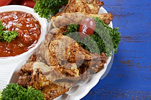 Football party food platter