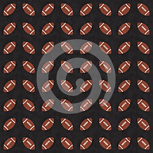 Football pattern background that is seamless