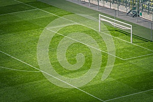 Football Pitch Closeup