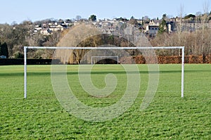 Football pitch goal posts