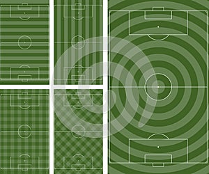 Football pitch patterns