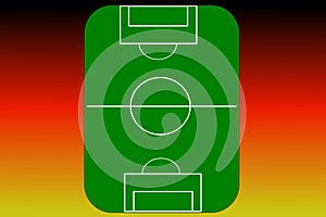 Football pitch (vector)