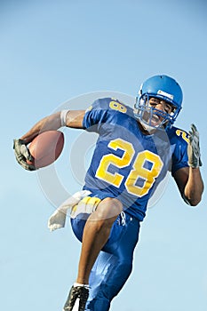 Football Player with Ball