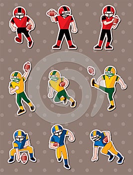 Football player stickers