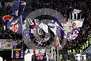 Football: Serie A 2023-2024 - Match day 15 - AS ROMA VS FIORENTINA Olympic Stadium in Rome on 10th december 2023