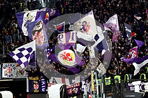 Football: Serie A 2023-2024 - Match day 15 - AS ROMA VS FIORENTINA Olympic Stadium in Rome on 10th december 2023