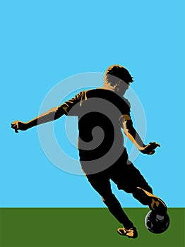 Football Shooting Action