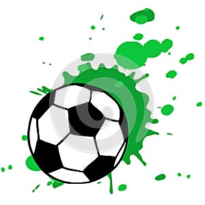 Football, soccer ball illustration