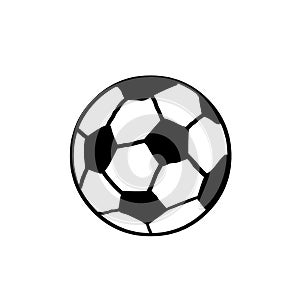 Football soccer ball sports vector illustration