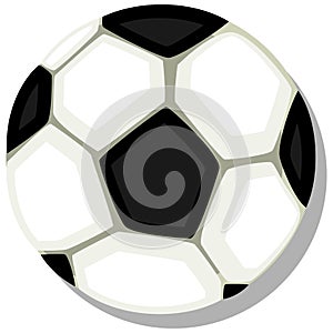 Football or soccer ball vector icon