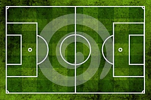 Football or soccer field