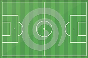 Football soccer field pitch vector