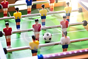 Football or soccer table strategy game