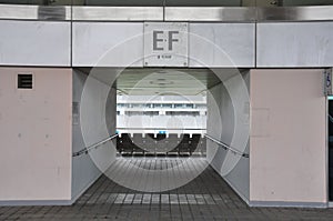 Football stadium entrances photo