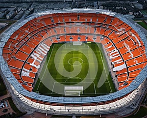 Football Stadium from High