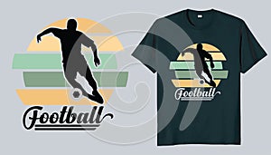 Football t-shirt design, T-shirt mockup, sport shirt template design for soccer jersey,