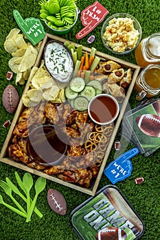 Football Food for a game watching or tailgating party