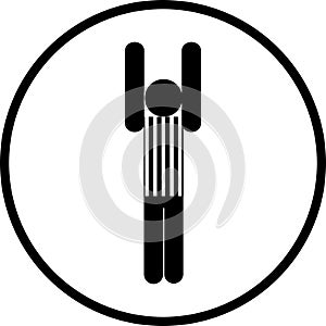 football touchdown or field goal vector symbol