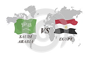 Football Tournament Russia 2018. Group A. Saudi Arabia vs Egypt