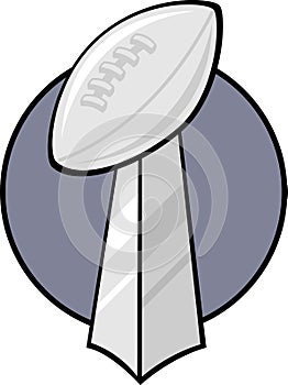 football trophy vector illustration