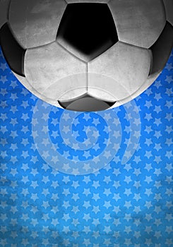 Football - vintage background stars texture