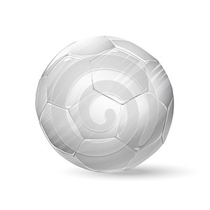 Football white ball. soccer ball