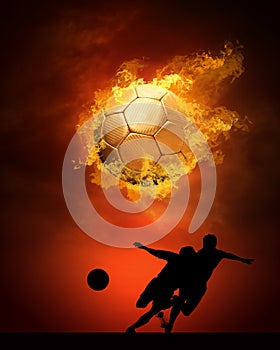 Footballer in fires