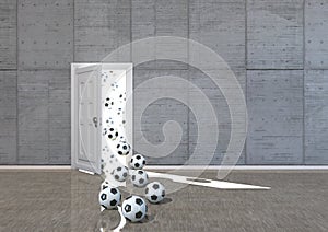 Footballs In The Door photo