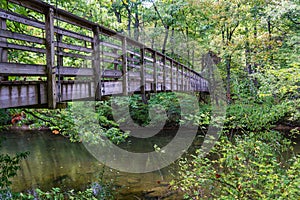 Footbridge on the Appalachian Trail