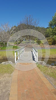 Footbridge - Bridge - Overpass - Pond