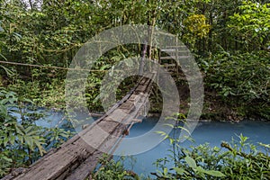 Footbridge in Costa Rica